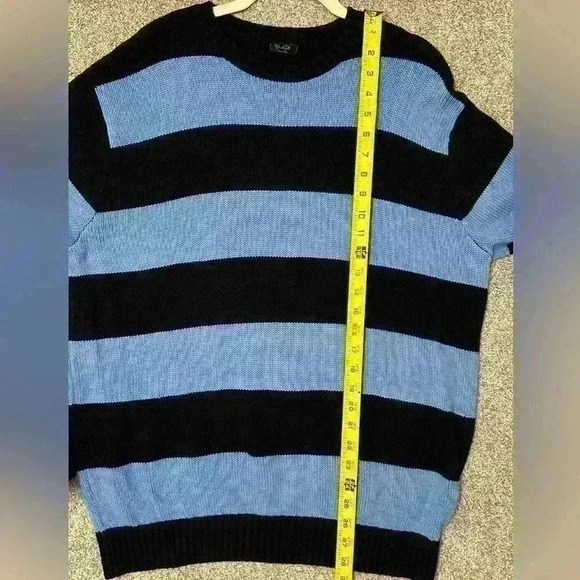 John Galt Striped Oversized Sweater - Picture 8 of 8